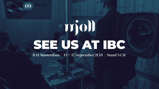 See us at the IBC show in Amsterdam