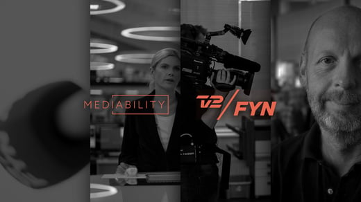 Story-centric newsroom of the future at TV 2 FYN