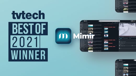 Mimir wins TV Tech Best of 2021 Award