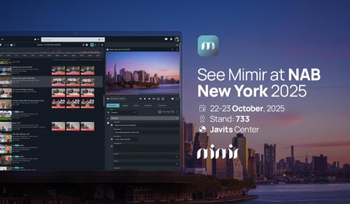 See Mimir at NAB New York 2025 | Stand 733